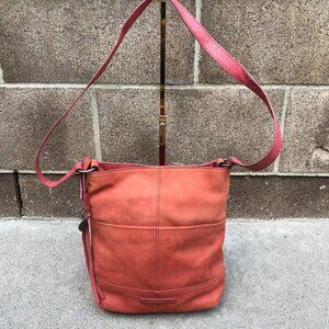 LUCKY BRAND Crossbody Purse Women's Orange Shoulder Bag Hobo​​